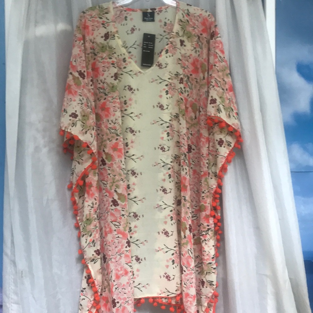 Shore drive poncho/coverup